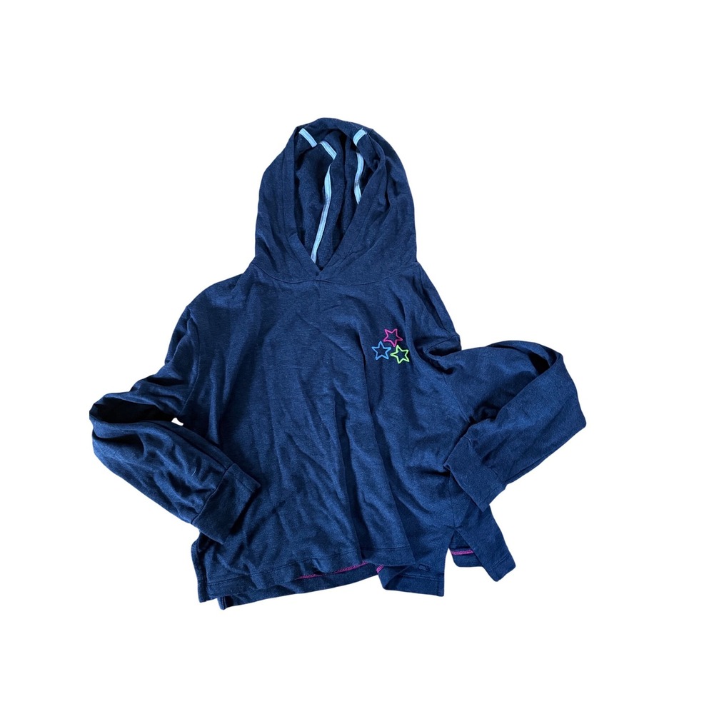 Vineyard Vines navy blue star‎ print hooded sweater